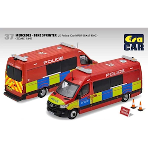 1/64 Mercedes-Benz Sprinter UK Police Car MPDP(BX69 FNG)【MB22SPR3701】
