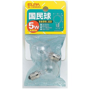 �d�k�o�`�b������ 5W �N���A�bG-12H-C