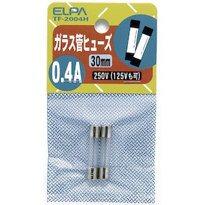 �d�k�o�`�b�K���X�ǃq���[�Y 30mm 250V 0.4A�bTF-2004H