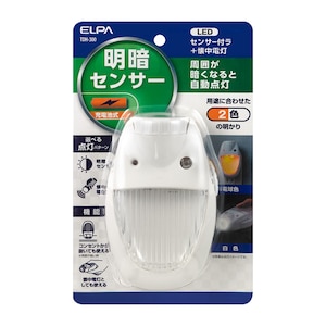 ＥＬＰＡ｜AC式LEDセンサー付ライト＋懐中電灯｜TDH-300