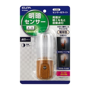 ＥＬＰＡ｜AC式 LEDセンサーライト｜PM-LW100-L