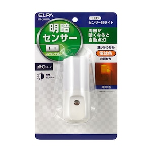 ＥＬＰＡ｜AC式 LEDセンサー付ナイトライト｜PM-L160-AM