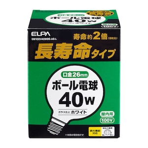 �d�k�o�`�b�������{�[���� 40W�@G95�i�z���C�g�j�bGW100V40W95-AS-L