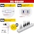 �d�k�o�`�b�W���X�C�b�`�t �ϗ�USB�^�b�v�i4��/2m/USB A�~2�AC�~1�j �z���C�g�bWLS-4322SUC(W)