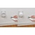 �d�k�o�`�b�R���Z���g�� LED�X�C�b�`�t���C�g�i�����R���t���j�bPM-LF004RE(W)