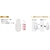 �d�k�o�`�b�R���Z���g�� LED�X�C�b�`�t���C�g�i�����R���t���j�bPM-LF004RE(W)