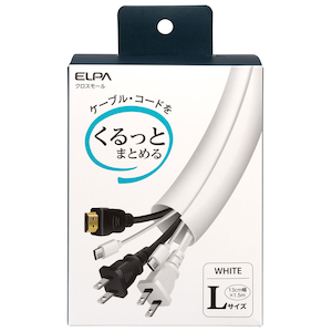 �d�k�o�`�b�N���X���[���i�z���C�g�j�@L�T�C�Y�d���P�[�u��8�{���[�p�bCM-L015(W)