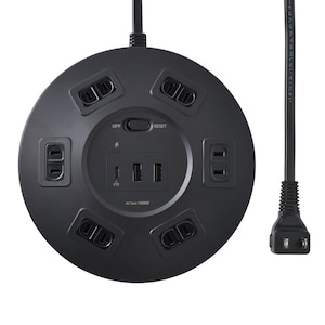 �d�k�o�`�b�ی` �W���X�C�b�`�tUSB�^�b�v�i6��/2m/USB�|�[�g A�~2�AC�~1)�@�u���b�N�bWLS-R6322BUC(BK)