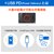 �d�k�o�`�b�ی` �W���X�C�b�`�tUSB�^�b�v�i6��/2m/USB�|�[�g A�~2�AC�~1)�@�u���b�N�bWLS-R6322BUC(BK)