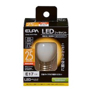 �d�k�o�`�b�t�B�������gLED�d�� S�^�~�j���` 25W�`����/250lm(�d���F����) �z���C�g�^�C�v�bLDA2L-G-E17-F200