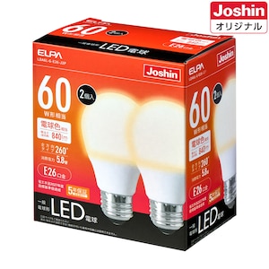 �d�k�o�`�bLED�d�� ��ʓd���` 60W�`����/840lm�i�d���F�����j�y2���z�bLDA6L-G-E26-J2P