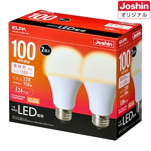 �d�k�o�`�bLED�d�� ��ʓd���` 100W�`����/1520lm�i�d���F�����j�y2���z�bLDA11L-G-E26-J2P