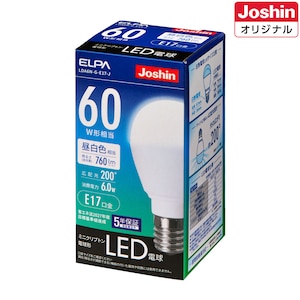 �d�k�o�`�bLED�d�� �~�j�N���v�g���d���` 60W�`����760/lm�i�����F�����j�y1�z�bLDA6N-G-E17-J