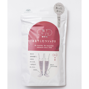 岡本｜靴下サプリ まるでこたつソックス（グレー・サイズ：25～27cm）｜672-991E-26-60