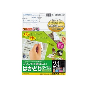 �R�N���b�v�����^��I�΂Ȃ� �͂��ǂ胉�x�� 24�� A4 100���bKPC-E1242-100
