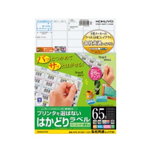 �R�N���b�v�����^��I�΂Ȃ� �͂��ǂ胉�x�� 65�� A4 100���bKPC-E1651-100