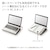 �R�N���b�X���C�h�{�[�h�t���m�[�gPC�X�^���h BIZRACK �r�Y���b�N�i�O���[�j�bEAM-BRST10M