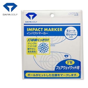 ダイヤ｜インパクトマーカー フェアウェイウッド用 5シート（10ショット）入｜AS-422