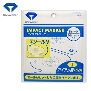 ダイヤ｜インパクトマーカー アイアン用＋ライ角用 5シート（10ショット）入｜AS-425