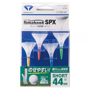 ダイヤ｜トマホークティーSPX（ショート44mm・4本入）｜TE-506