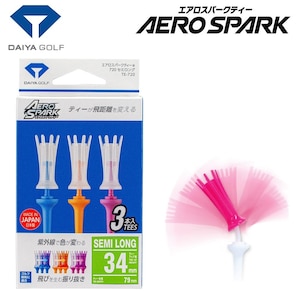 エアロスパークティー720 セミロング 3本入（クリア・3色カラー）