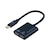 MCO�bType-C�C���z���ϊ��P�[�u�� USB PD�Ή��i�u���b�N�j�bSAD-CE05PBK