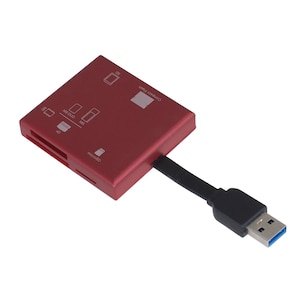 �i�J�o���V�bUSB3.2Gen1�}���`�J�[�h���[�_�[�E���C�^�[ (���b�h)�bCRW-37M87R