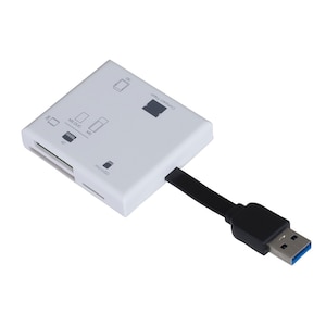 �i�J�o���V�bUSB3.2Gen1�}���`�J�[�h���[�_�[�E���C�^�[ (�z���C�g)�bCRW-37M87W