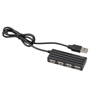 �i�J�o���V�bUSB2.0 4�|�[�g�n�u (�u���b�N)�bUH-2624BK