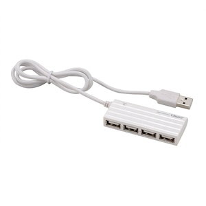 �i�J�o���V�bUSB2.0 4�|�[�g�n�u (�z���C�g)�bUH-2624W