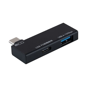 �i�J�o���V�bType-C�z�X�g�A�_�v�^ USB PD�Ή� USB-A�i�u���b�N�j�bSAD-CH06P-BK