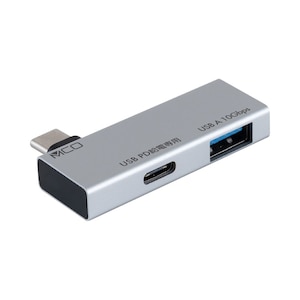 �i�J�o���V�bType-C�z�X�g�A�_�v�^ USB PD�Ή� USB-A�i�V���o�[�j�bSAD-CH06P-SL
