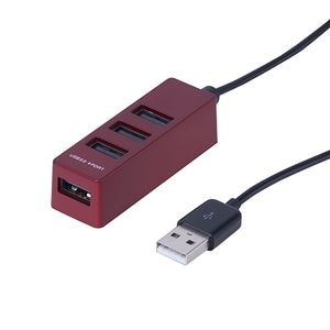 �i�J�o���V�b4�|�[�gUSB2.0�n�u 0.3m�i���b�h�j�bUH-2404R