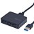 �i�J�o���V�b4�|�[�g USB3.0�n�u�i�u���b�N�j�bUH-3024BK
