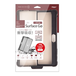 �i�J�o���V�bSurface Go�p �n�C�u���b�h�Ռ��z���P�[�X �y���z���_�[�t���i�u���b�N�j�bTBC-SFG1805BK
