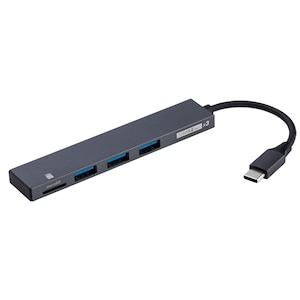 �i�J�o���V�b�A���~�ɔ�USB�n�u USB3.2Gen1 Type-C 3�|�[�g�ϊ� micro SD�J�[�h���[�_�[�bCOM-C3MSD133GY