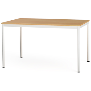 �i�J�o���V�b�t���b�g�e�[�u��(120�~75cm/�I�[�N/�z���C�g)�bFDF-1275KMW