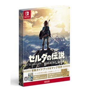 Switch ゼルダの伝説 ブレス オブ ザ ワイルド 冒険ガイドブック マップ付き Joshin Webショップ 通販 任天堂 Hac W aaa Nswゼルダ