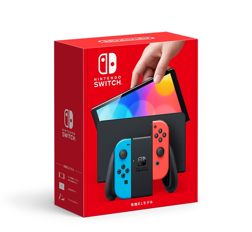 Nintendo Switch 本体（有機ELモデル）【Joy-Con(L) ネオンブルー/(R ...