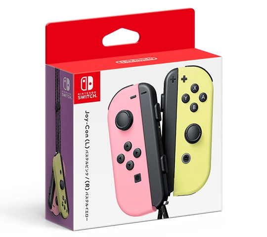 Switch】Joy-Con(L) パステルピンク/(R) パステルイエロー | Joshin ...