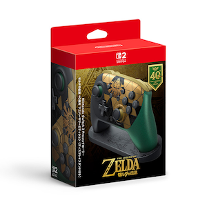 �C�V���b�ySwitch2�zNintendo Switch 2 Pro�R���g���[���[ �[���_�̓`�� 40���N �A�j�o�[�T���[�G�f�B�V�����i�f�B�X�v���C�X�^���h�t���j�bBEE-A-FSTDA NSW2 Pro���۰װ ��������ݾ� 40th ����-��-