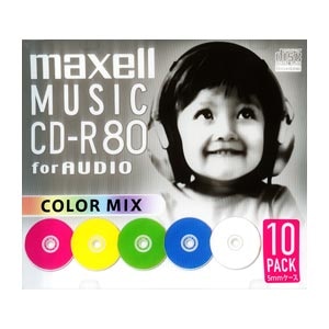 �}�N�Z���b���y�pCD-R 80�� 10���p�b�N�bCDRA80MIX.S1P10S