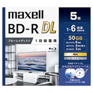 �}�N�Z���b1��^��pBD-R DL�m1-6�{���Ή� /50GB�i360���j /�C���N�W�F�b�g�Ή� /�v�����^�u���i���C�h/�z���C�g�j /5���n�bBRV50WPG.5S