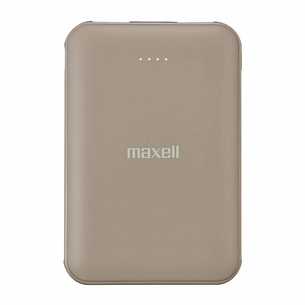 USB Type-C対応モバイル充電バッテリー 5,000mAh（ベージュ