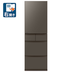 三菱｜451L 5ドア冷蔵庫（フラットアンバーグレー）【右開き】｜MR-MD45M-H