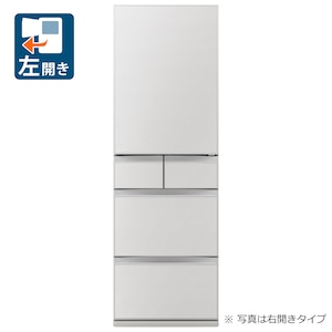 三菱｜451L 5ドア冷蔵庫（フラットリネンホワイト）【左開き】｜MR-MD45ML-W