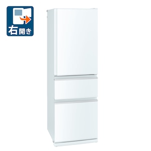 三菱｜365L 3ドア冷蔵庫（パールホワイト）【右開き】｜MR-CX37J-W
