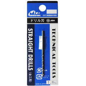 単品ドリル刃1本入り 1.8mm【L-10】