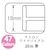 �A�T�q�b�o�C�A�X�e�[�v �e�g�������C�h�o�C�A�X ���� 18mm�� �S�[���h�bFTB18-535-20