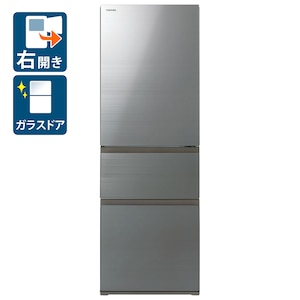 東芝｜356L 3ドア冷蔵庫（アッシュグレージュ）【右開き】｜GR-W36SV-ZH